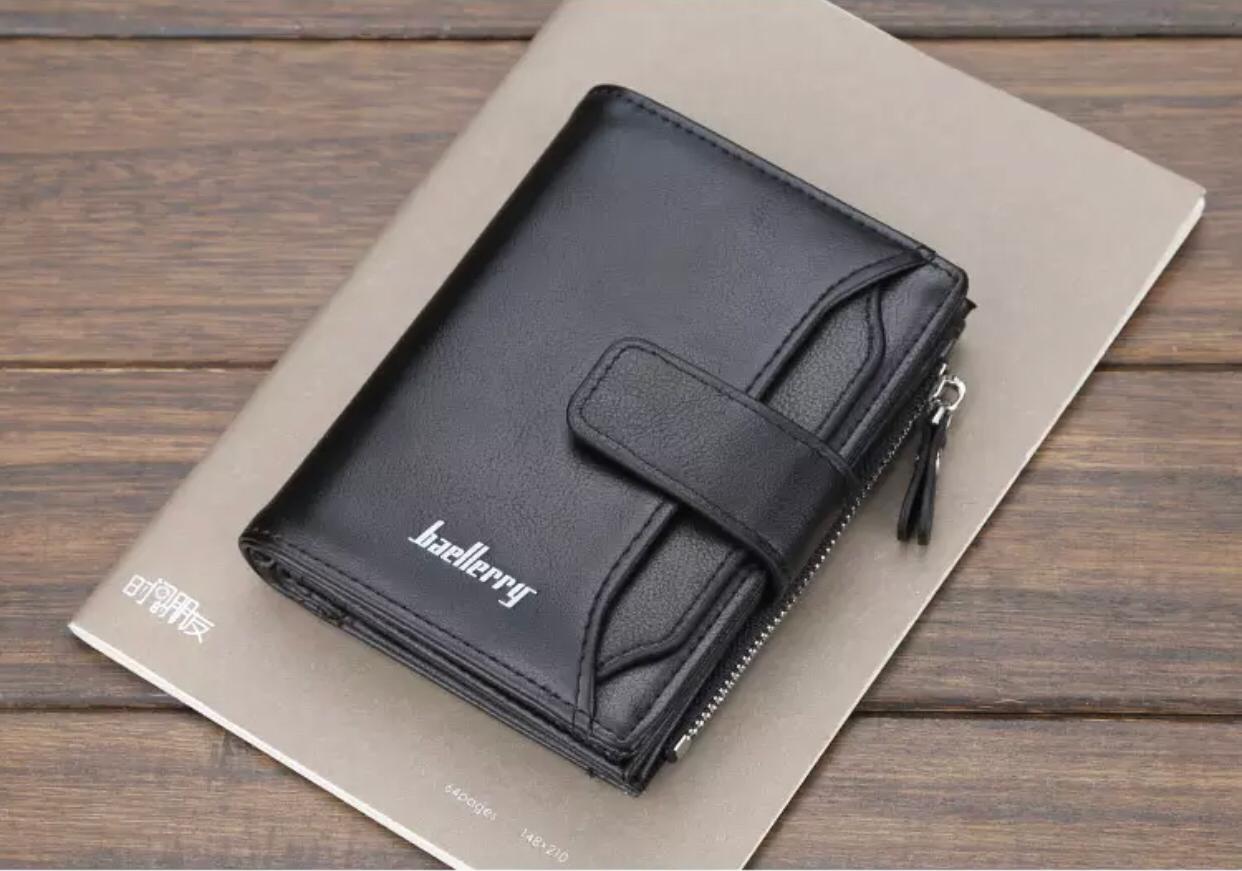 Men's Leather Wallet in UAE – Slim Bifold Design with Zipper Coin Pocket | Premium & Durable