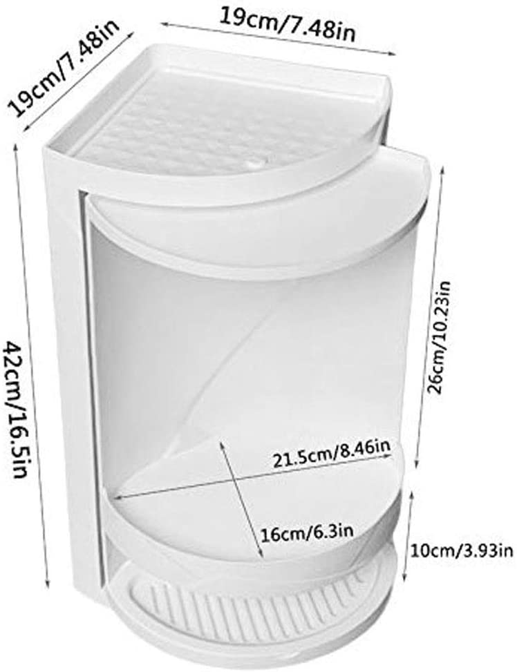 Rotating Corner Shelf Organizer - 360° Space Saver for UAE Homes