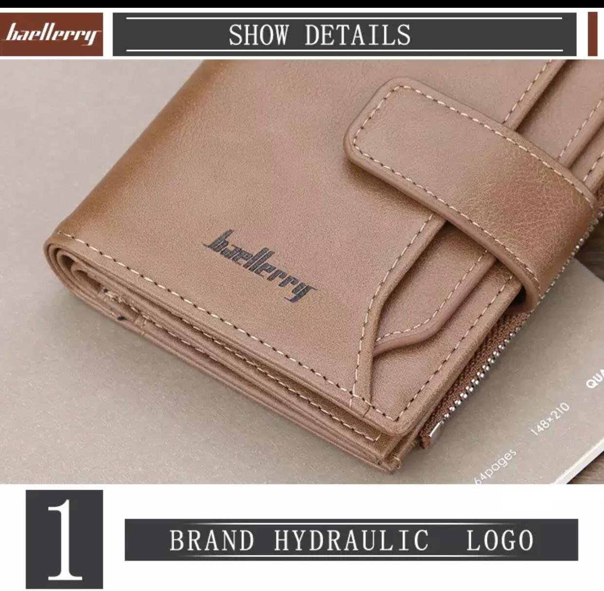 Men's Leather Wallet in UAE – Slim Bifold Design with Zipper Coin Pocket | Premium & Durable