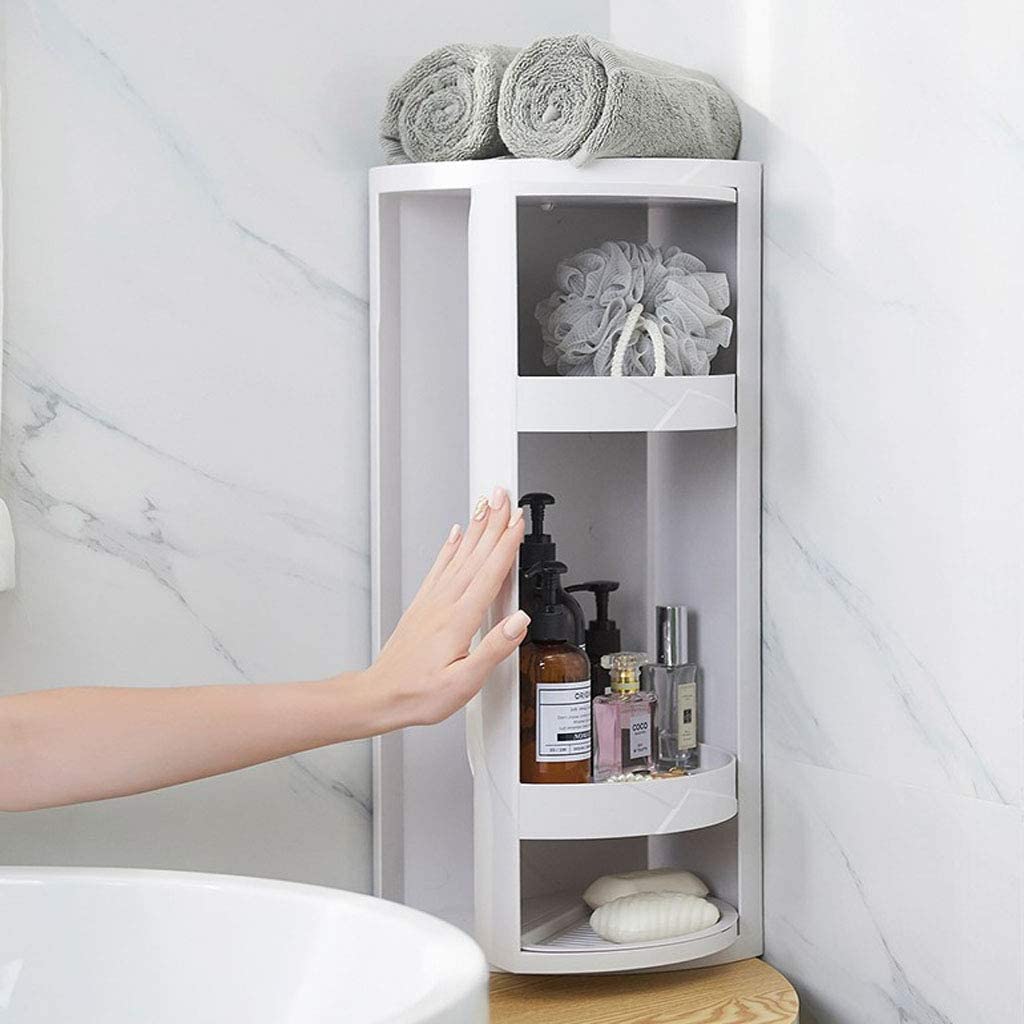 Rotating Corner Shelf Organizer - 360° Space Saver for UAE Homes