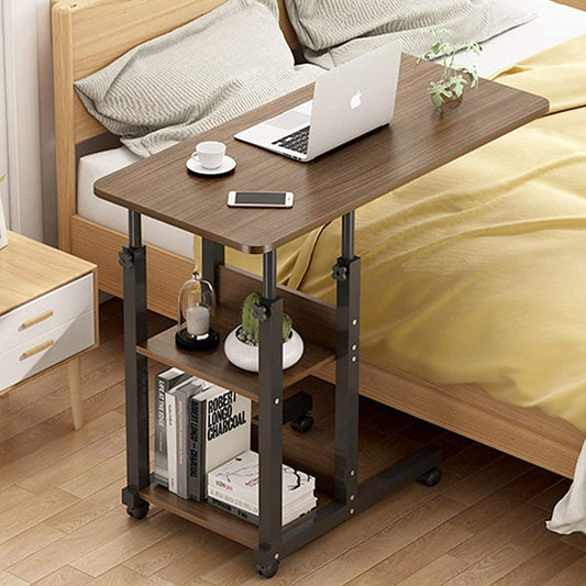 Overbed Laptop Table UAE - Adjustable Height Rolling Desk for Home/Office