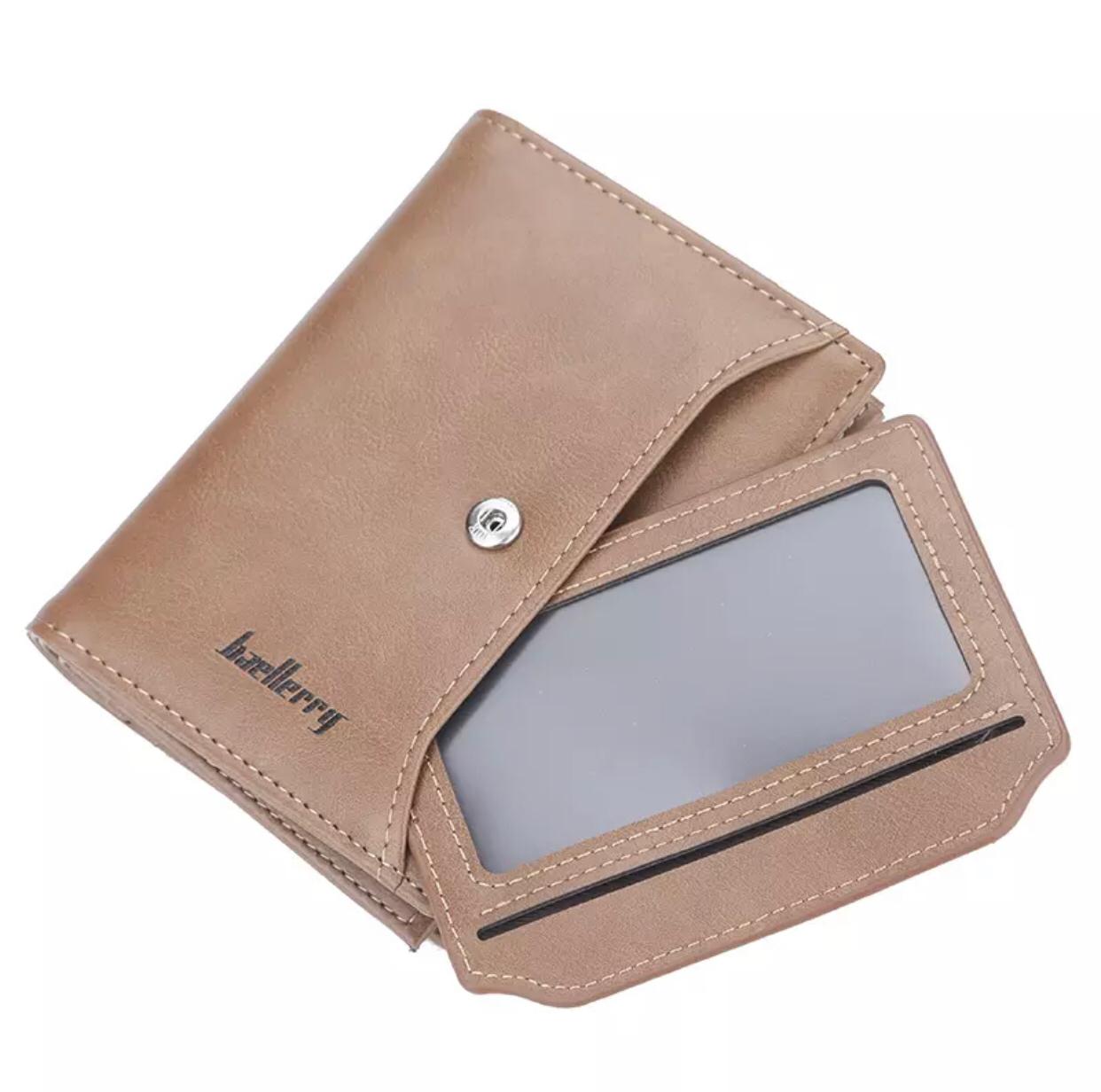 Men's Leather Wallet in UAE – Slim Bifold Design with Zipper Coin Pocket | Premium & Durable