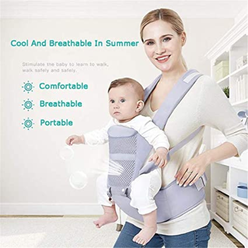 Baby Carrier with Hip Seat in Dubai UAE - Ergonomic, Breathable & Adjustable (0-36 Months)