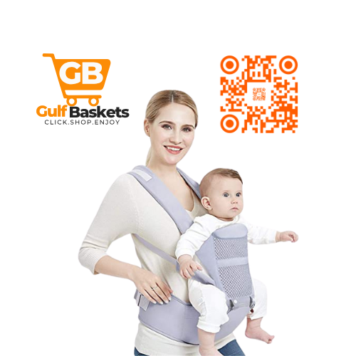 Baby Carrier with Hip Seat in Dubai UAE - Ergonomic, Breathable & Adjustable (0-36 Months)