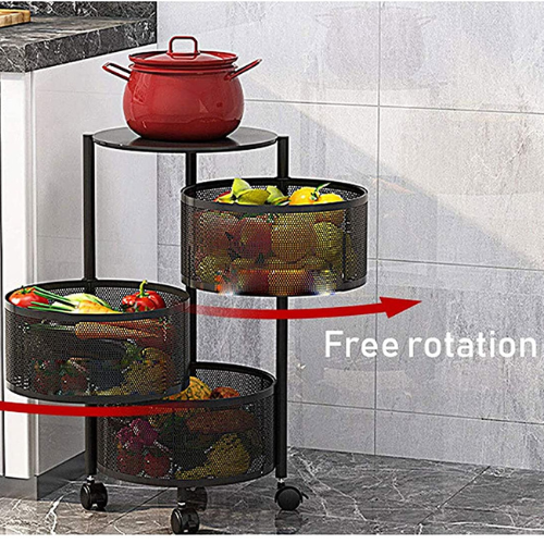 Spinning Shelf Rack in Dubai – 360° Rotating Storage Organizer for Kitchen & Bathroom (UAE)