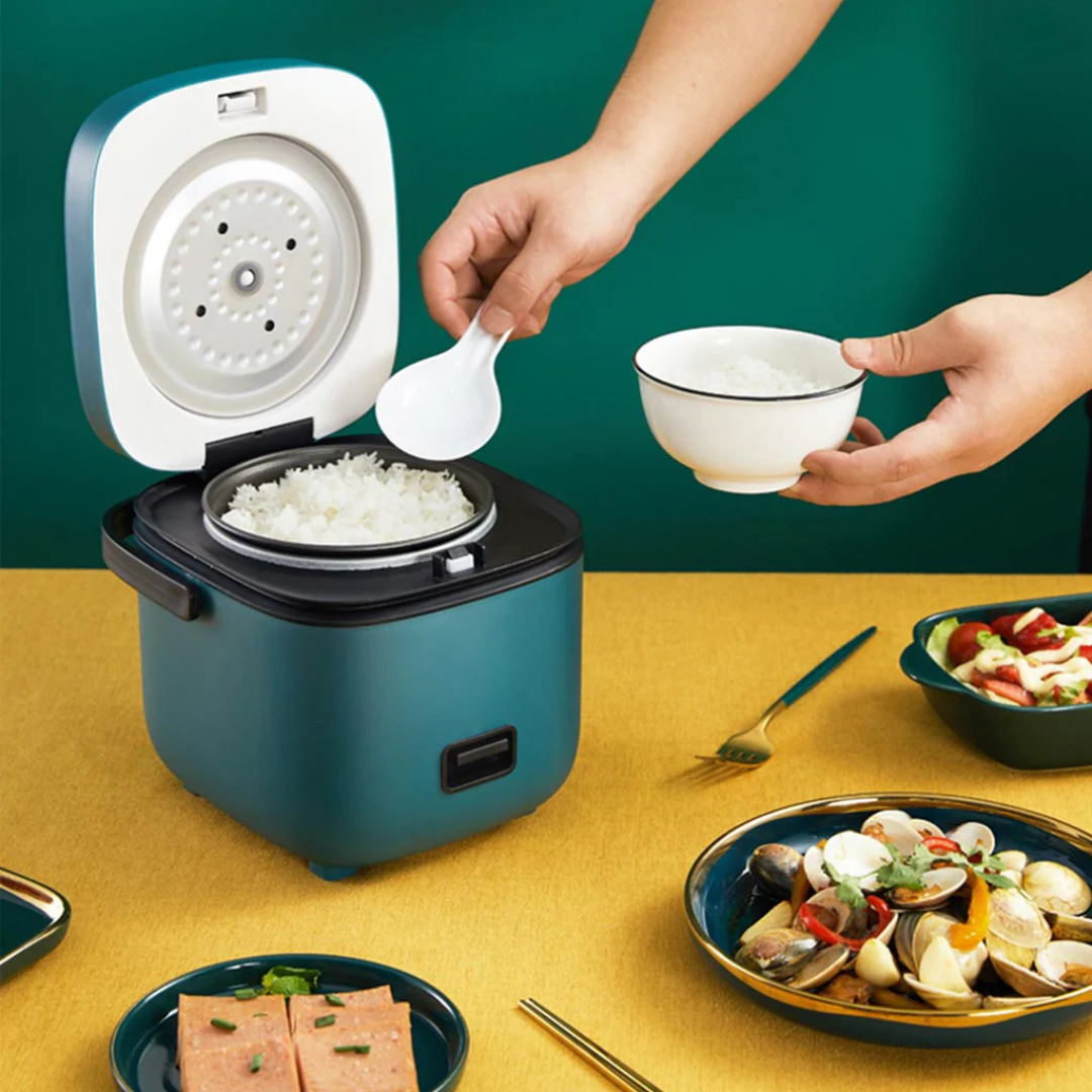 Mini Rice Cooker 1.2L for 1–3 People, Compact Electric Cooker 200W UAE