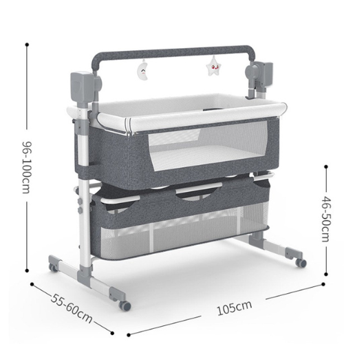 Baby Electric Bed in UAE – Smart Adjustable Crib with mosquito net